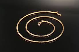 Golden Snake Neck Chain For Men/Women HIGH QUALITY